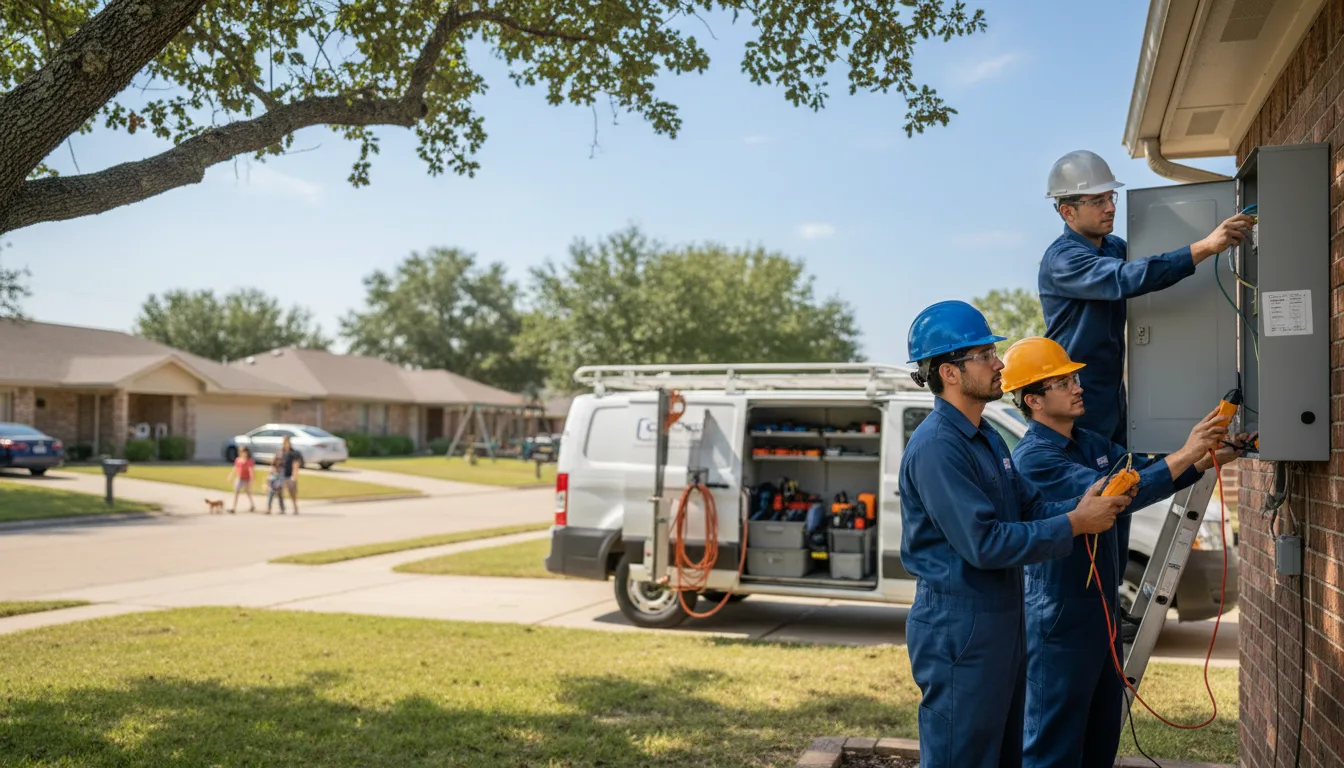 Certified electrician providing emergency electrical services in Scheller, IL